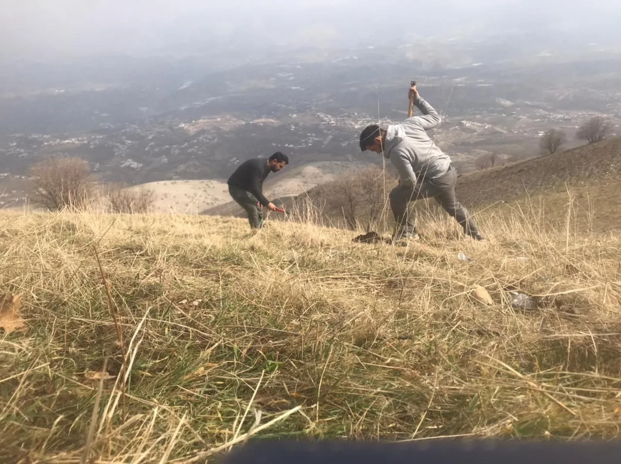 KARSO environmental field activity in mountainous areas